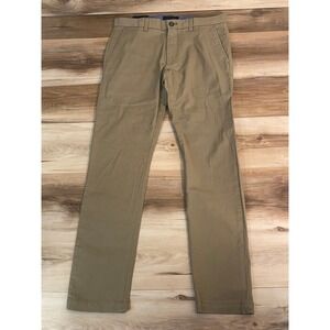 Banana Republic Fulton Skinny Chino Pants Mens 31x32 Khaki Tan Stretch